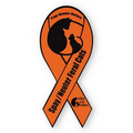 3.5" X 8" Awareness Ribbon Shape Vehicle Magnet - No Cutout